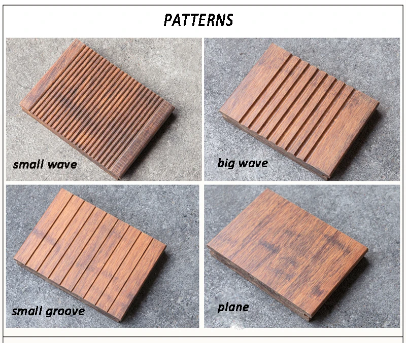 Top 10 Sales Exterior Bamboo Deck Flooring 20mm Bamboo Floorings For Outdoor