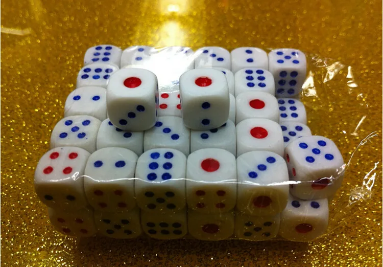 
16 mm Round-corner Acrylic Dice for Casino Game 