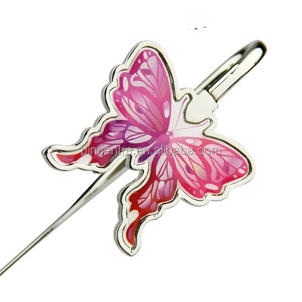 stainless steel enamel butterfly bookmark