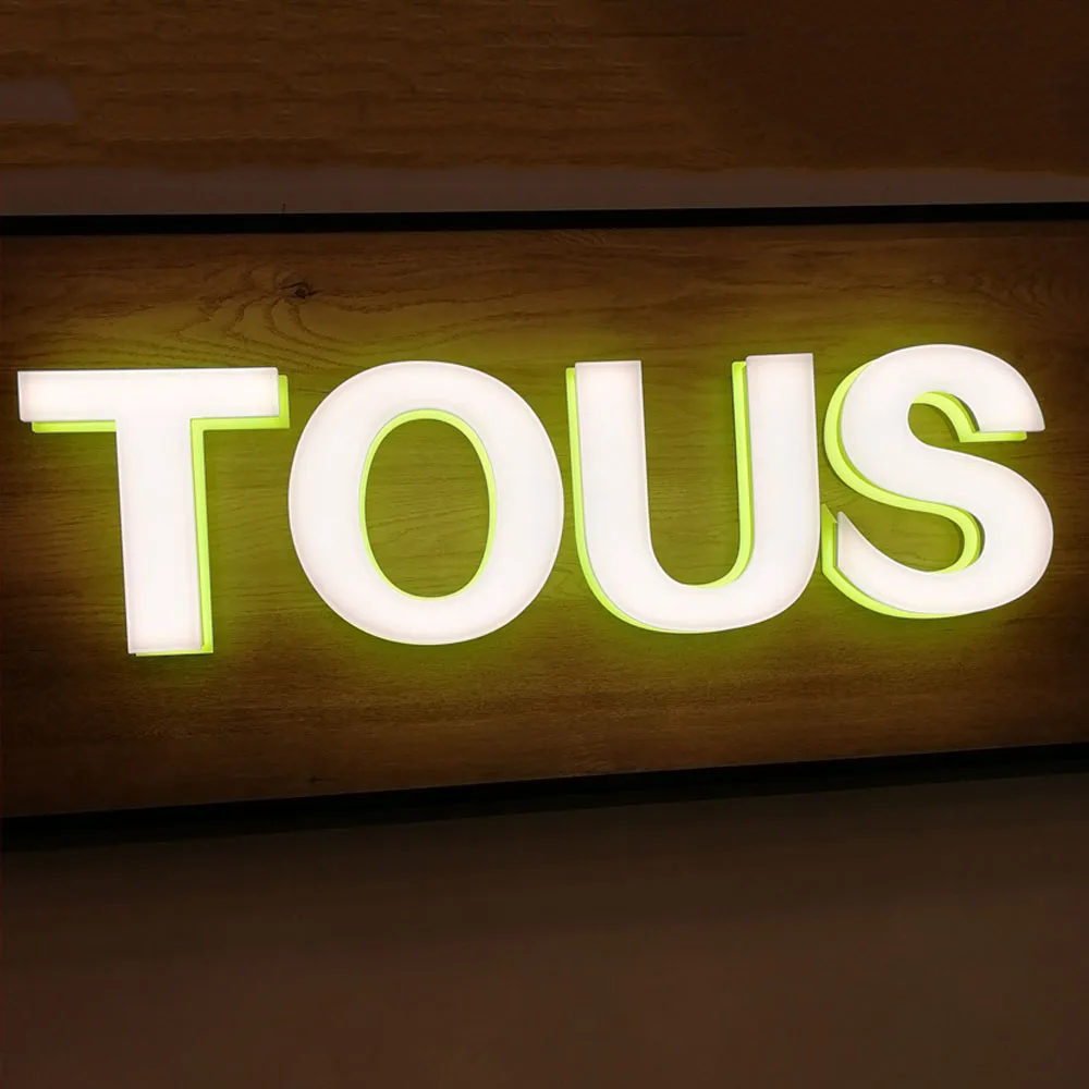 Business Advertising led acrylic letter sign and logo sinage for outdoor and indoor use