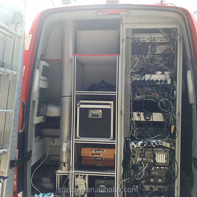 10m meter tower mast manual telescoping pole vehicle mounted crank mast