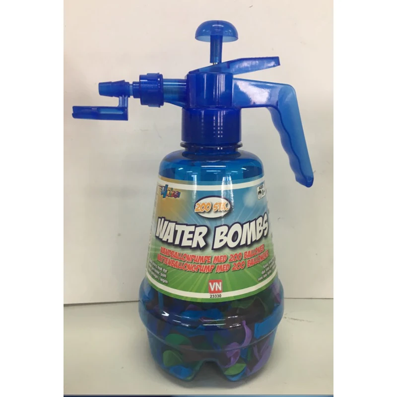 Tested in Europe EN71-12  water balloons pump bottle  plastic sprayer  Water Pumping Station now with banlloon tying tool