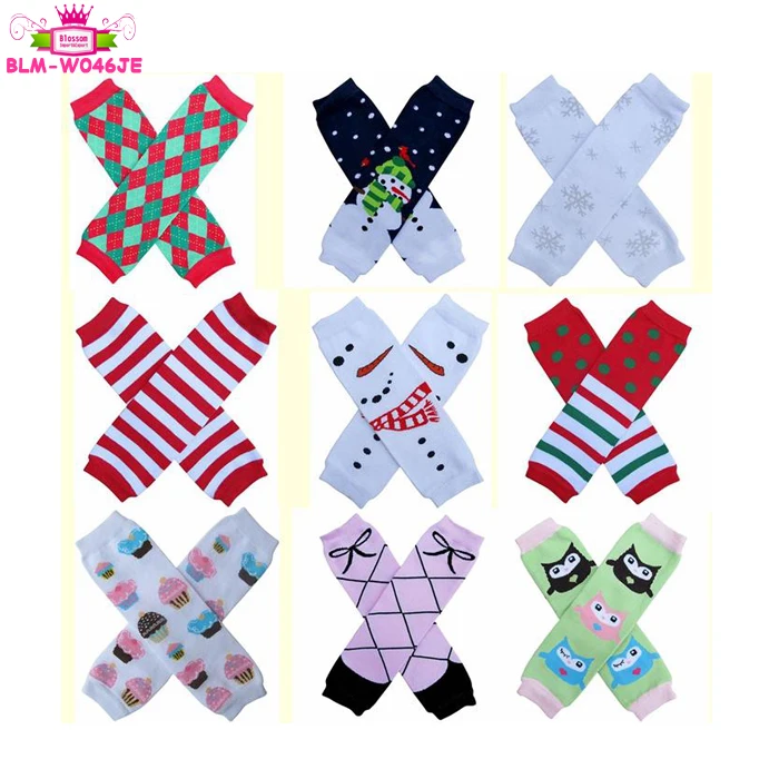 Yiwu Wholesale Christmas Leg Warmers! Baby / Toddler / Girls Leggings Christmas Leg Warmers