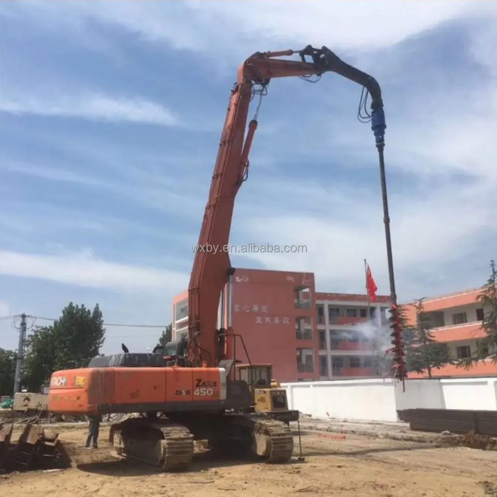 exploration core drills excavator attachments pole hole digging machine hole digger drill ground  holes