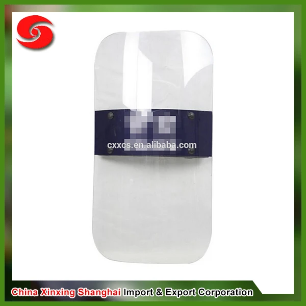 round Police Riot Shield Polycarbonate riot shield