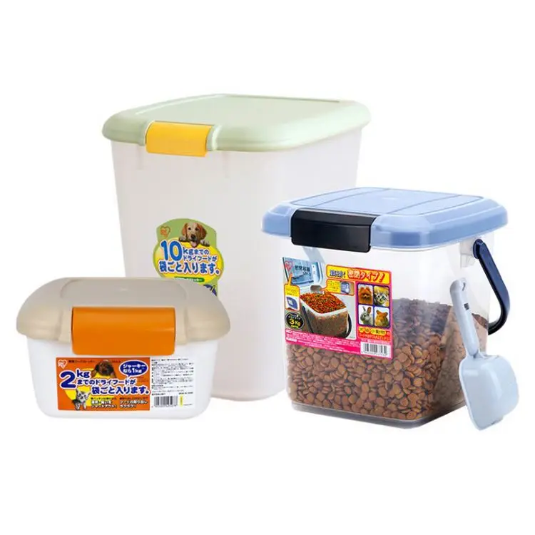 Flat Dry Airtight Containers Storage Good Quality Pet Food Container