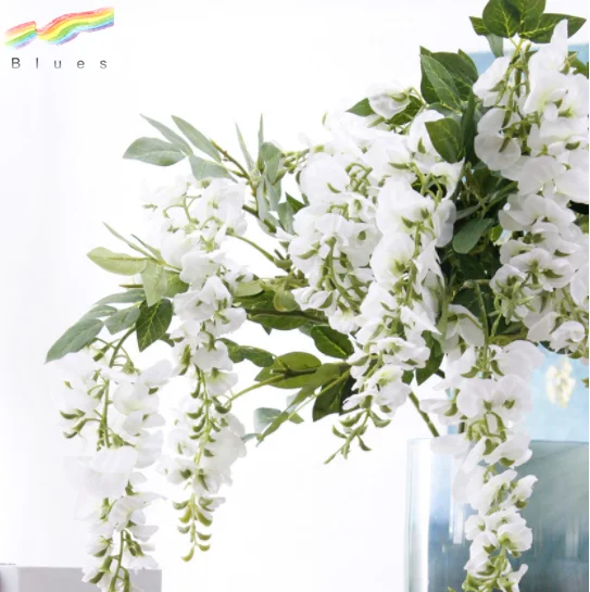 Silk Artificial Wisteria Flowers for Decoration