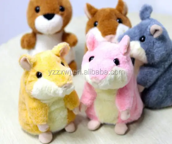 free sample Voice Recording Talking Hamster Repeats Stuffed Plush Talking Hamster For Children