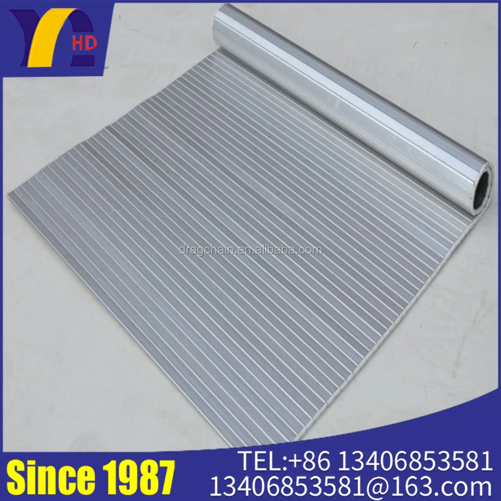 heat resistant aluminium curtain apron cover for guide use