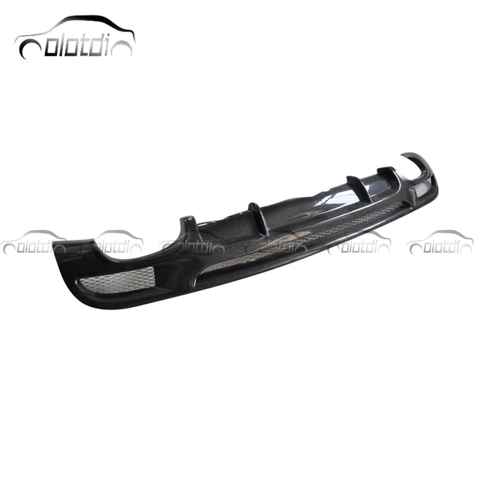 Carbon Fiber Rear Bumper Fins Spoiler Wing Lip Splitter Diffuser for Mercedes Benz W204 C63 2009+