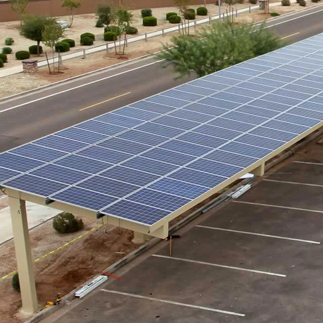 SolarBasedCarportShed солнечный гараж выдвижной на солнечных