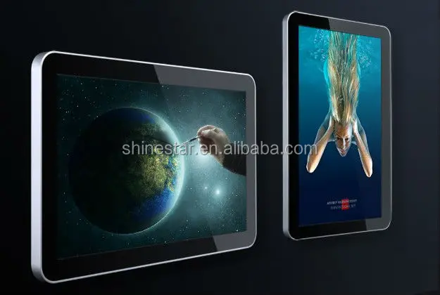 32 inch 4G wifi network LED digital totem AD android TV for retail store with mounting bracket