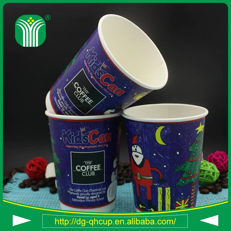 
custom logo printed anti-heat 12oz mcdonalds paper cup 
