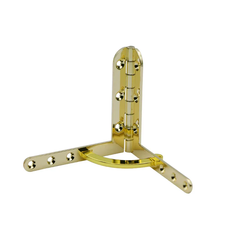 Clock Box Shiny Gold Quadrant Hinge with Screws