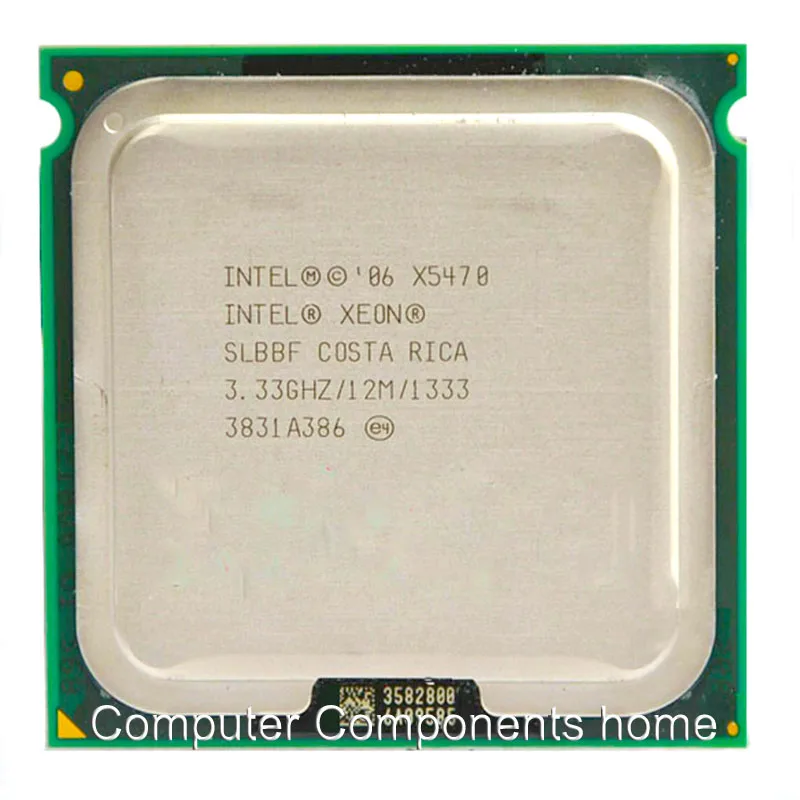 Original X5470 CPU processor 3 33GHz LGA771 12MB L2 Cache Quad Core FSB 1333 server CPU