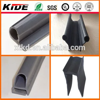 Solid P shaped rubber gasket cold room door seal