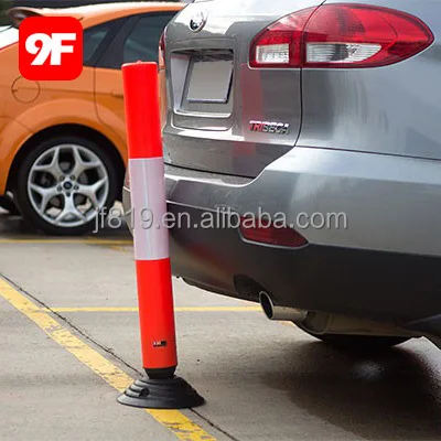 Rubber base flexible post rubber bollard