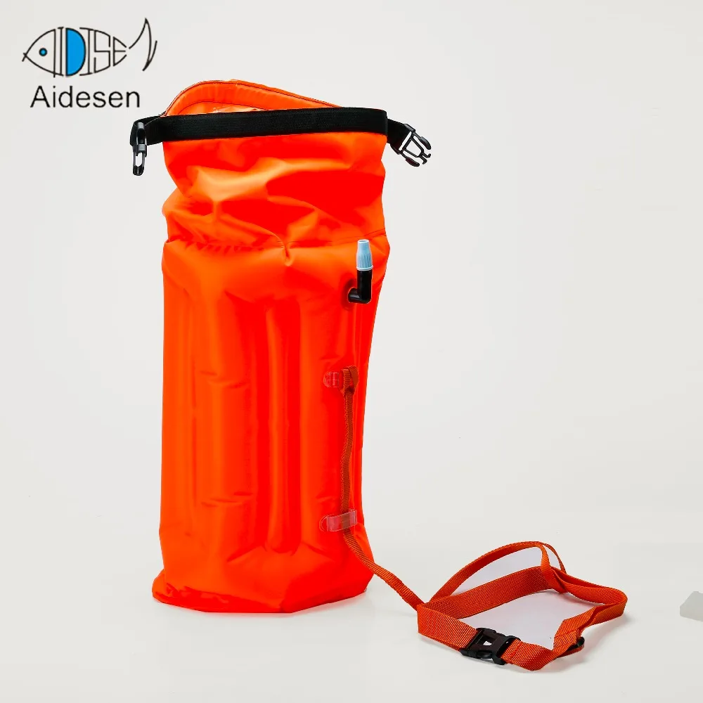 Outdoor Sail Pull Inflatable Floating Open Water Swimming Swim Buoy