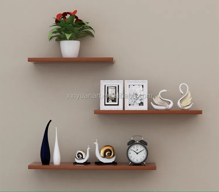 MDF decoration furniture floating wall shelf