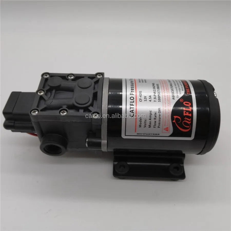 
High Quality 9.5LPM 80psi high pressure water pump 12 volt 