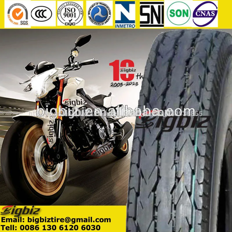 China motorcycle tyre factory, 4.00-8 Motorcycle Industrial Tyre