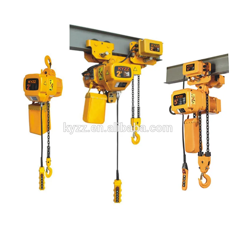 2 ton Electric Chain Hoist with Electric Monorail Trolley