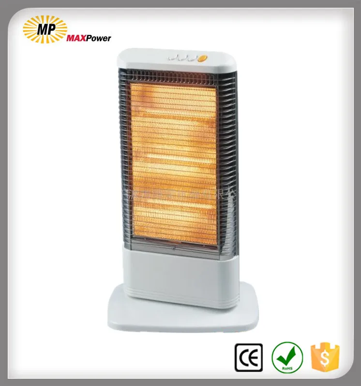Tube Halogen heater with Tip-over Switch for EU market CE approval