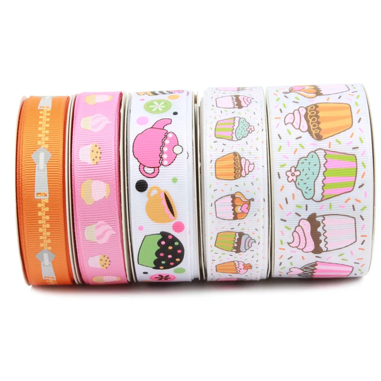 Оптовая продажа, красивая корсажная лента из 100% полиэстера с принтом