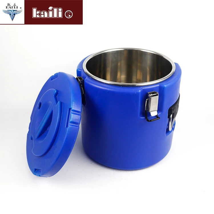 High quality  Custom Made Stainless Steel Plastic Shell Storage Barrels With Seal Cover