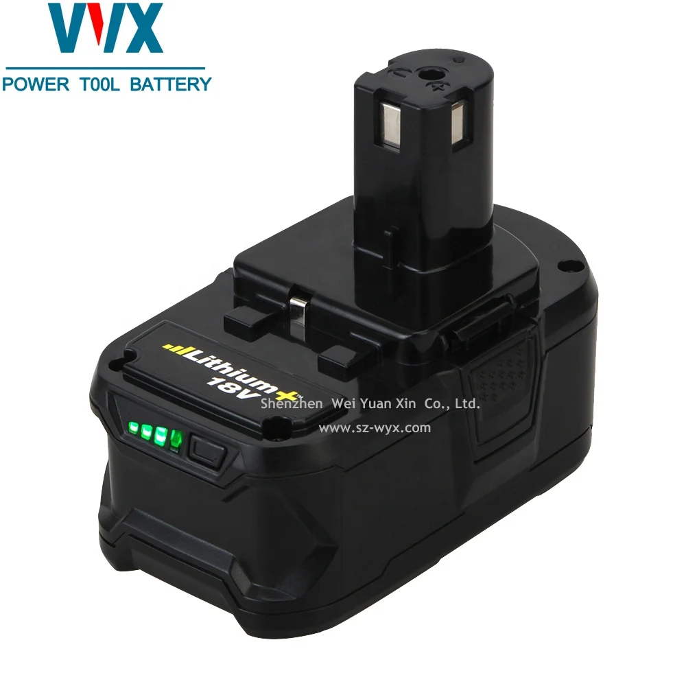 High power replacement ryobi 18v battery P102 P103 P105 P107 P108 P109 power tool Drill Lithium Ion li-ion batteries for Ryobi