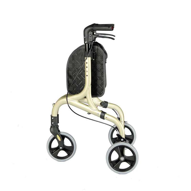 Three Wheels  Rollator /Lightweight folding rollator shopping cart