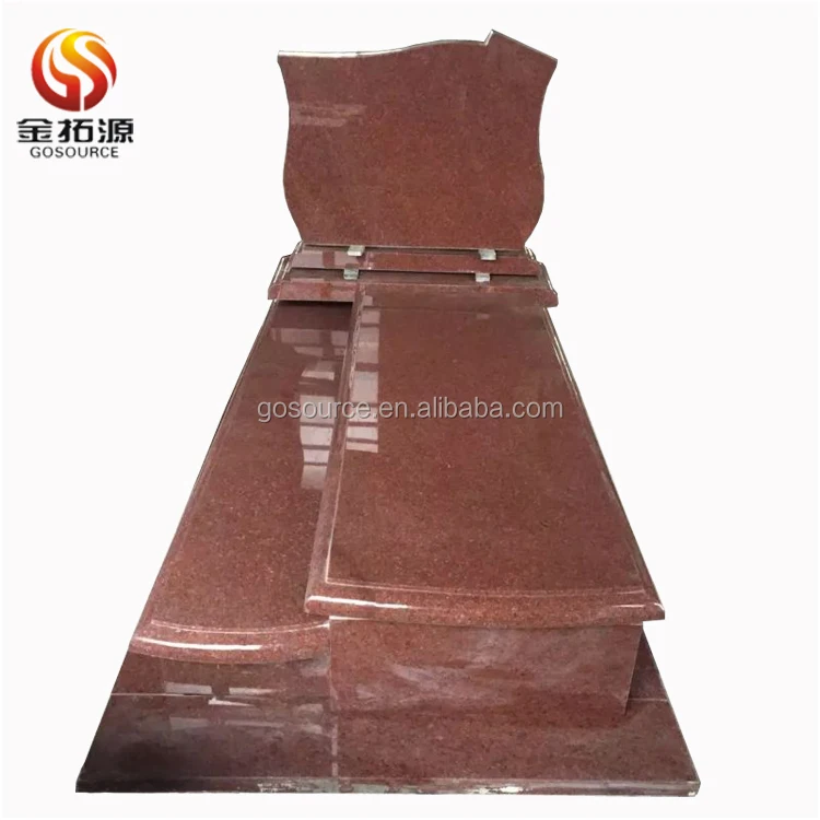 India red European style tombstone