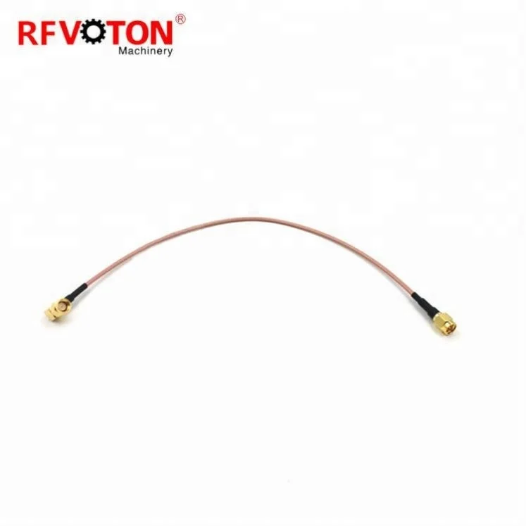 RFVOTON SMA Мужской прямым углом к sma мужской прямо серебрение высокой температуры RG316 кабельные сборки