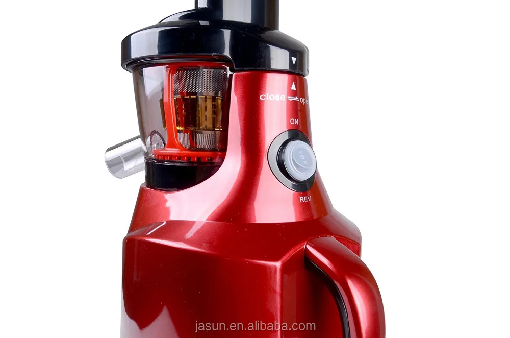 (Stock in USA)Homeleader slow juice extractor 150-Watt for all fruit and vegetable, cool bright red