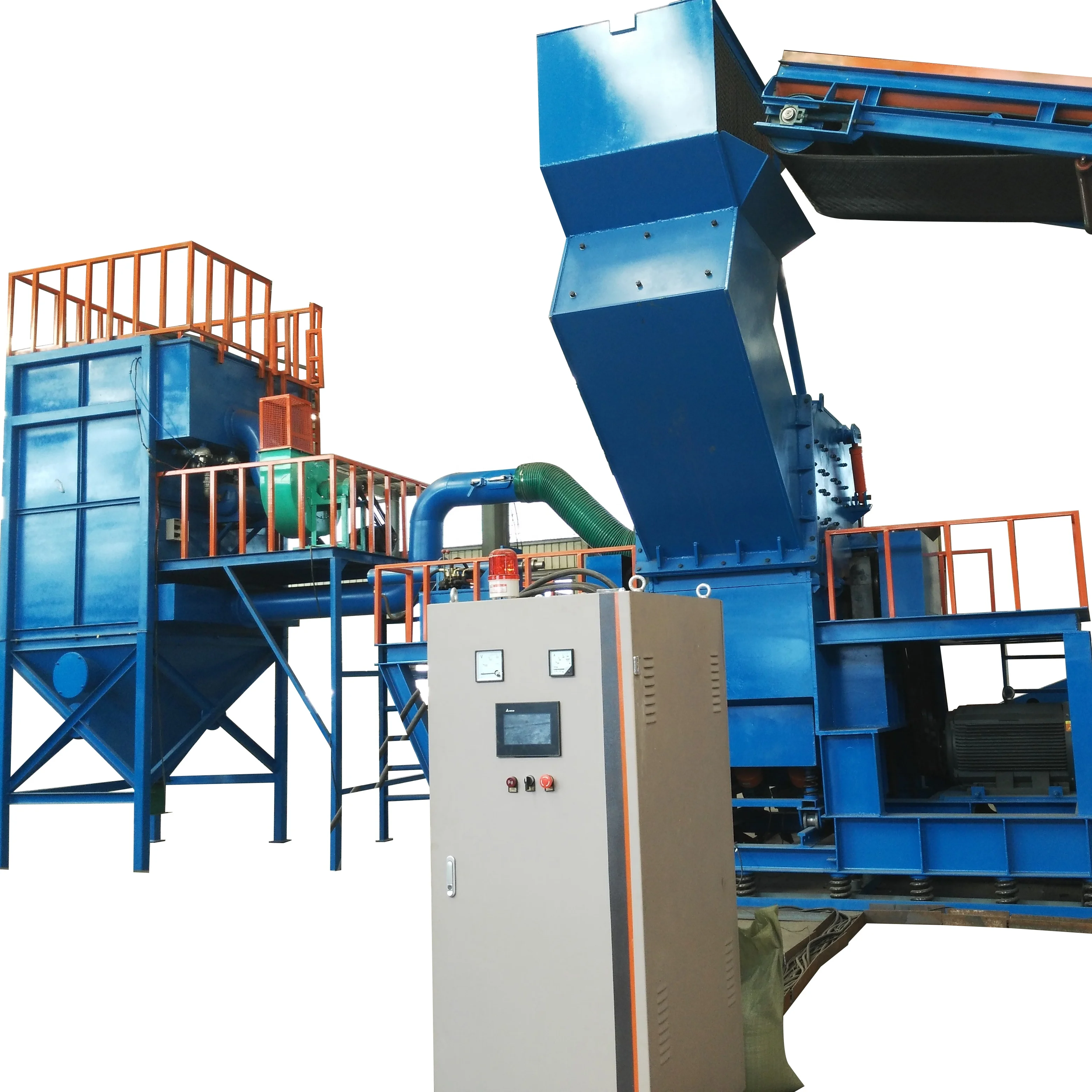 Best Price Warranty scrap car shredder/car crusher/metal recycling machine