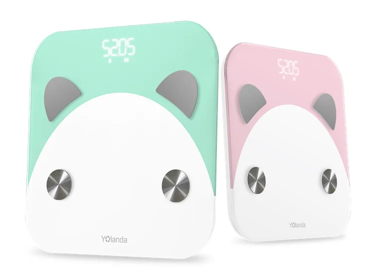 Cute Bear Design Smart Body Fat Scale BT Bedroom Scale Lose Weight Fitness Body Composition Analyzer Digital Balance