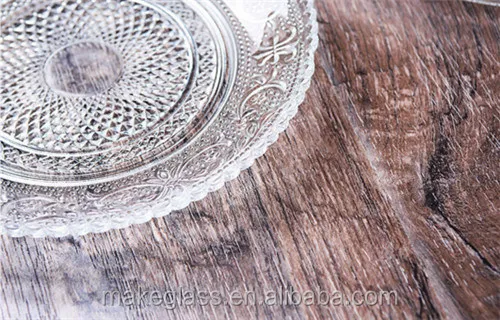 Hot Sell Free Sample Empossment Design Dinner Plate