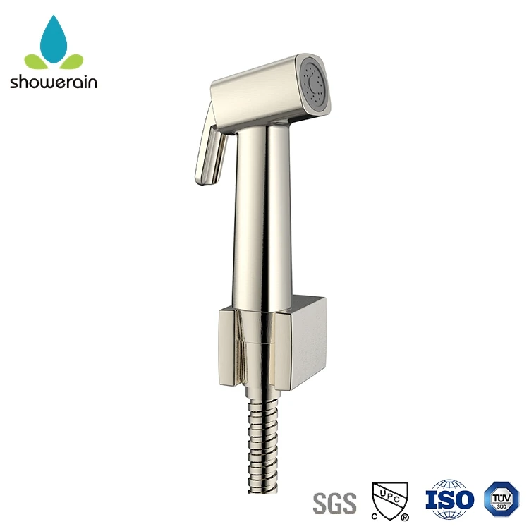 Wall Mounted ABS Shattaf Bidet Manual Sprayer Bathroom Shattaf Hand Shower Set for Bathroom Ware Sanitary Appliance