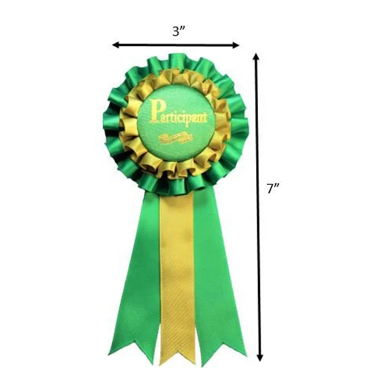 Custom Badge Ribbon Rosettes For Horse Show