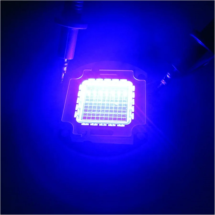 430nm - 440nm - 445nm - 450nm integrated blue cob led chip 50W 100W For aquarium Light 2024 wholesale 3 years warranty