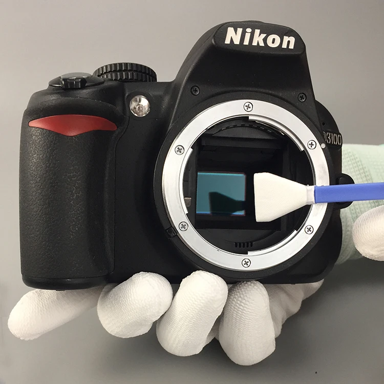 16 мм v-образной формы 2 слоя микрофибры наконечник чистые цифровые камеры APS-C тампон для чистки сенсорного экрана