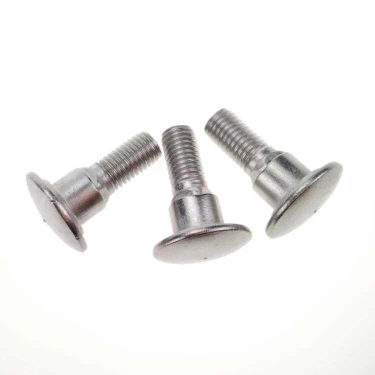 Винты-каретки из нержавеющей стали на заказ болты крепеж с круглой шейкой и плоской головкой M8