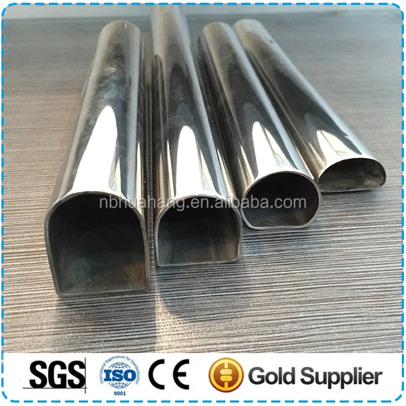 Нержавеющая сталь 316L 304 202 201 сварные трубы, Специальный Размер Трапеция Круглая Площадь Эллипс