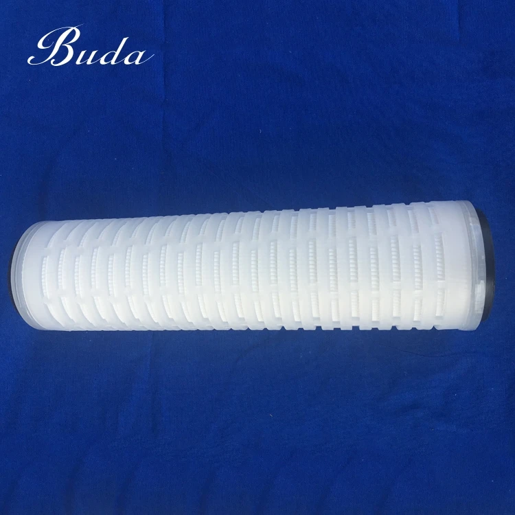 Long service life membrane 0.1um pp pleated reusable water filter cartridge cartridge filter