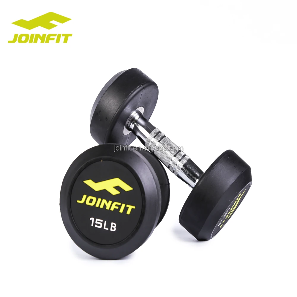 JOINFIT Adjustable Professional round Rubber Coated Dumbbell