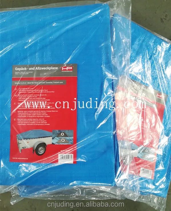 PE tarpaulin,tent material, waterproof outdoor plastic cover, blue poly tarp, hdpe fabric