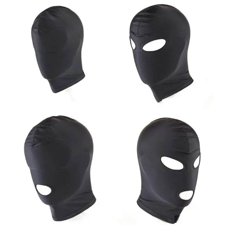 Hot selling product bondage party mask cosplay slave punish headgear bdsm fetish mask hood sexy toys