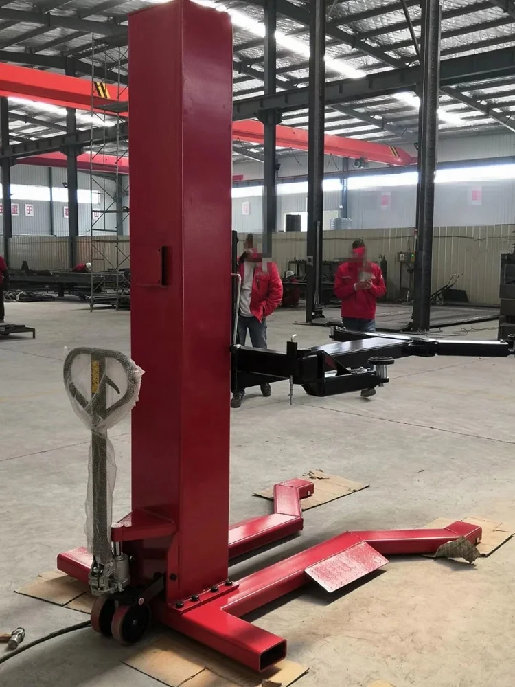 2019 hot sale Movable Single post car lift with popular single-column lift