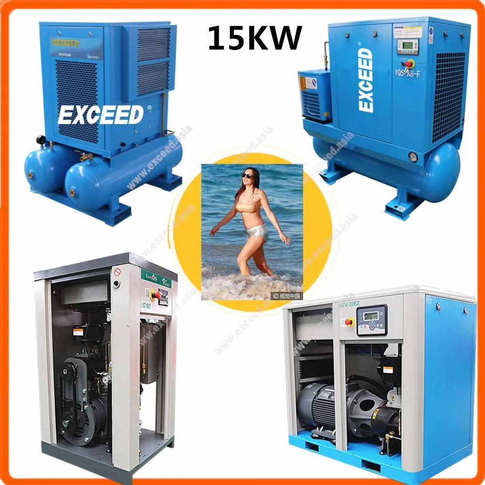 90 cfm Screw or piston & oil free 15kw air compressor