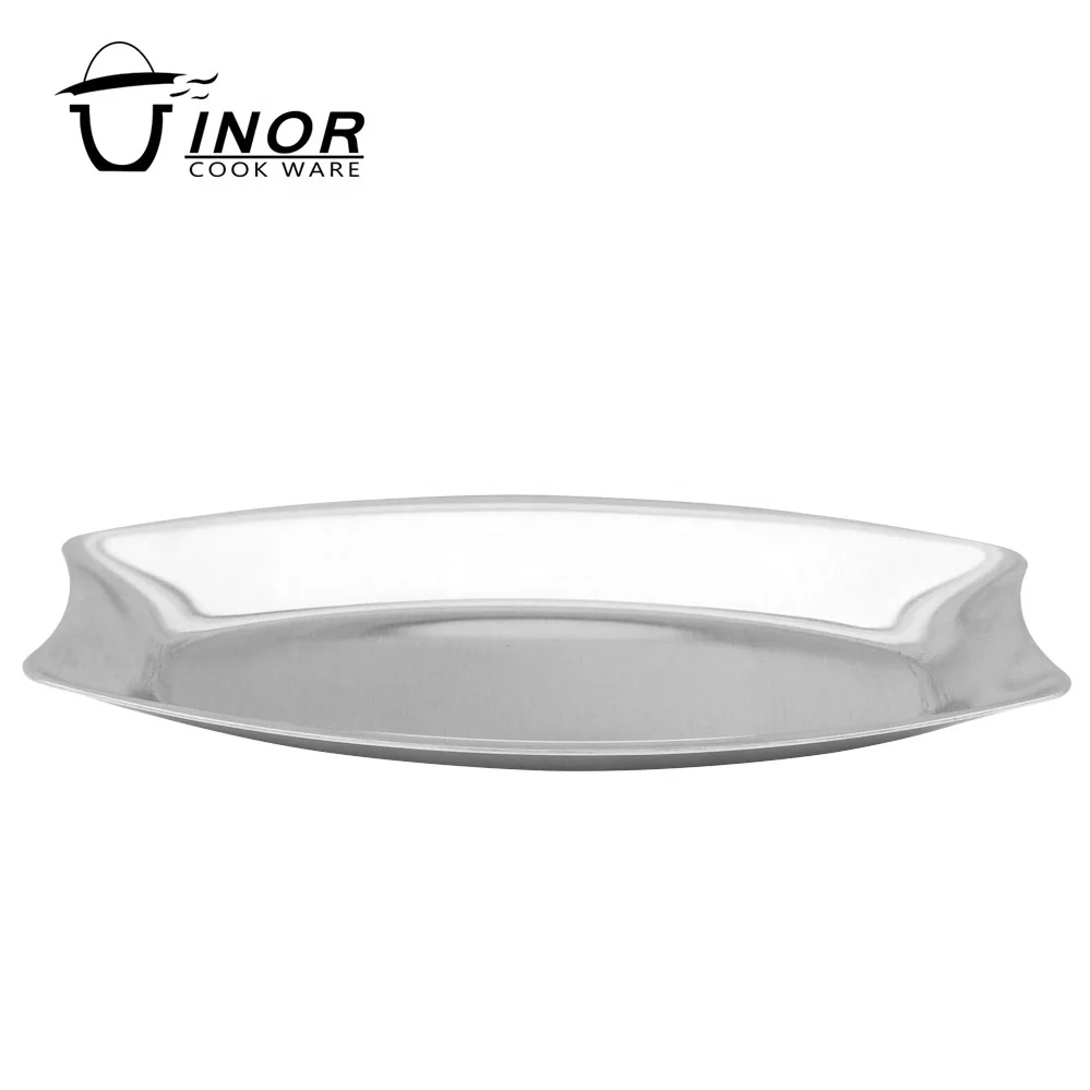 china chaozhou kitchen ware metal tray plates for restaurant